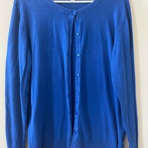 Merona XXL Royal Blue Cardigan